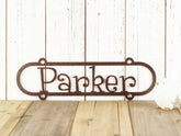 Custom Metal Name Sign, Personalized Name Plaque, Outdoor Metal Wall Art, Laser Cut Metal Signs Custom Gift Ideas